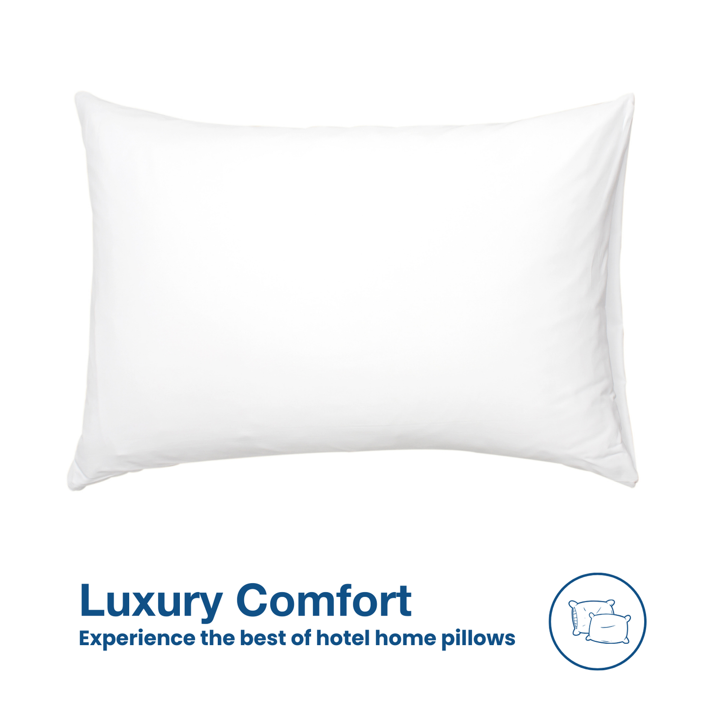 Choice Hotels BLUE LABEL Firm Classic Pillow, Featured at Many Hotels Made in USA