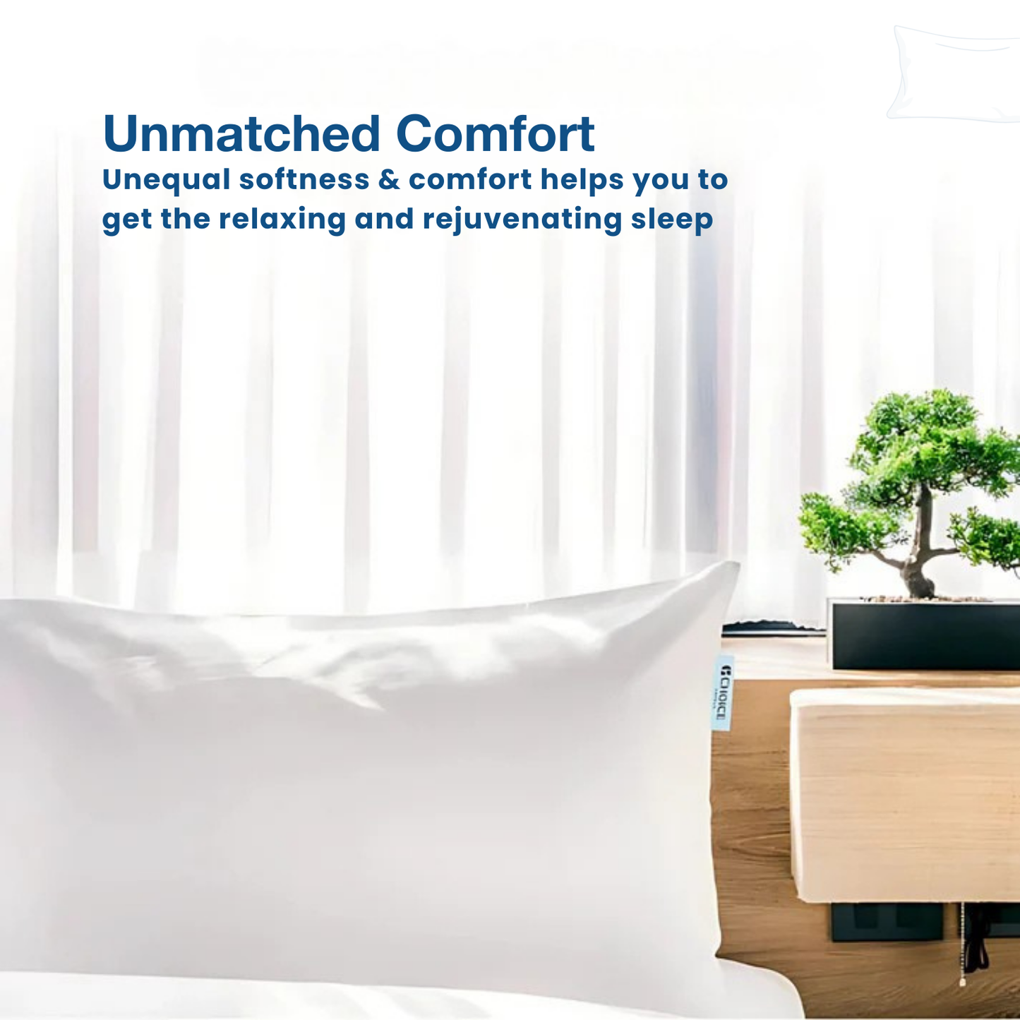 Choice Hotels® Soft & Firm Polyester Pillow Bundle (Includes 2 Pillows) Combo Pack