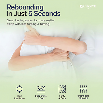 Green Label Soft Pillow - Featured at Many Choice® Hotel Family of Brands