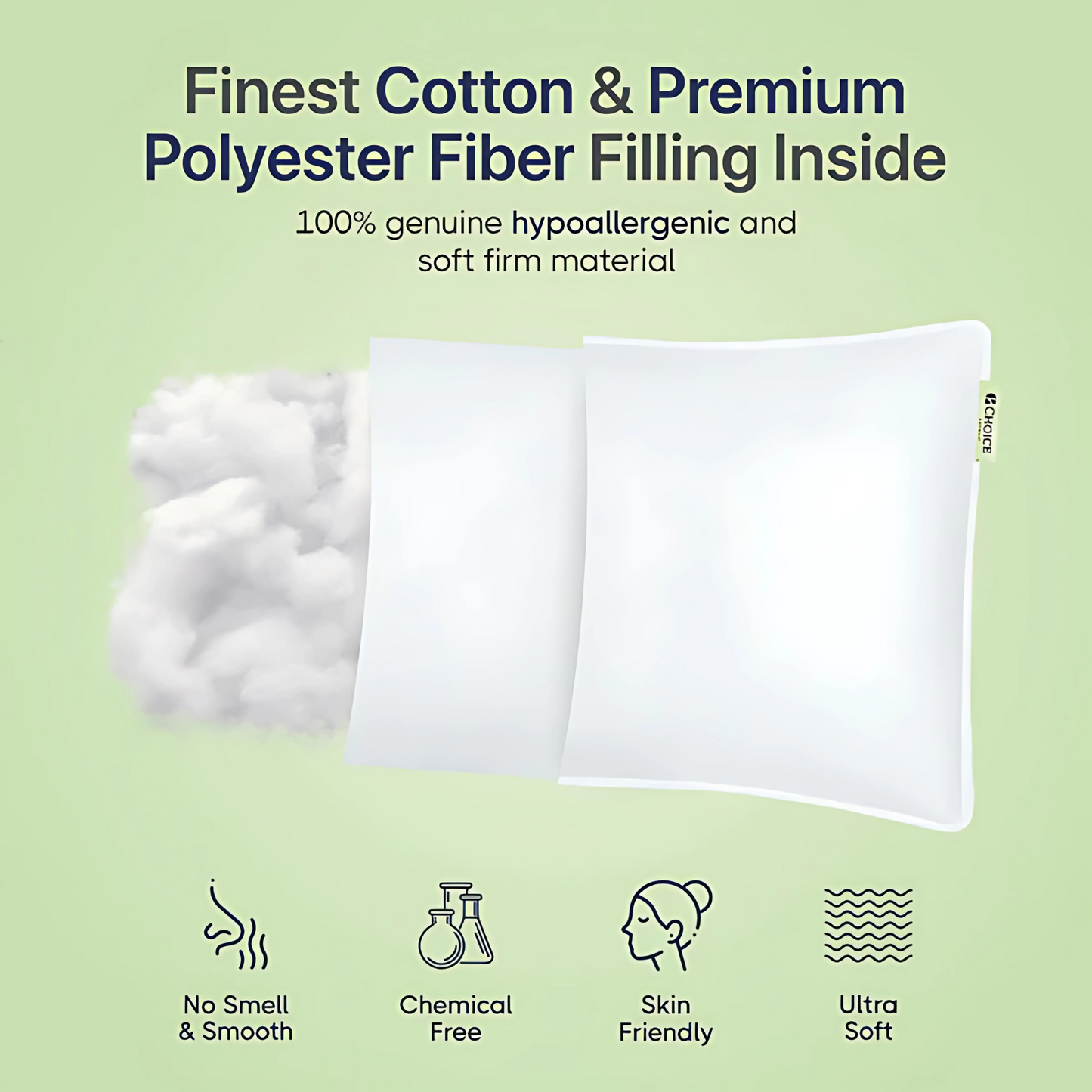 Green Label Soft Pillow - Featured at Many Choice® Hotel Family of Brands